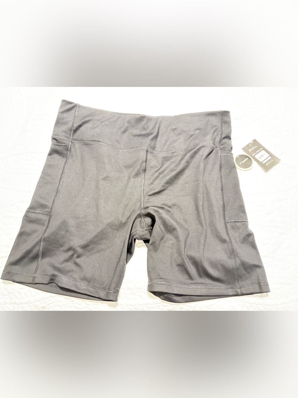 NWT Athletic Works Black Bike Shorts - Size XXXL (22)